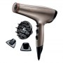 Remington | Hair Dryer | AC8002 | 2200 W | Number of temperature settings 3 | Ionic function | Diffuser nozzle | Brown/Black - 2